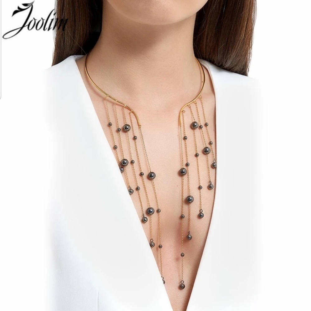Gorgeous Statement Collar choker long necklace